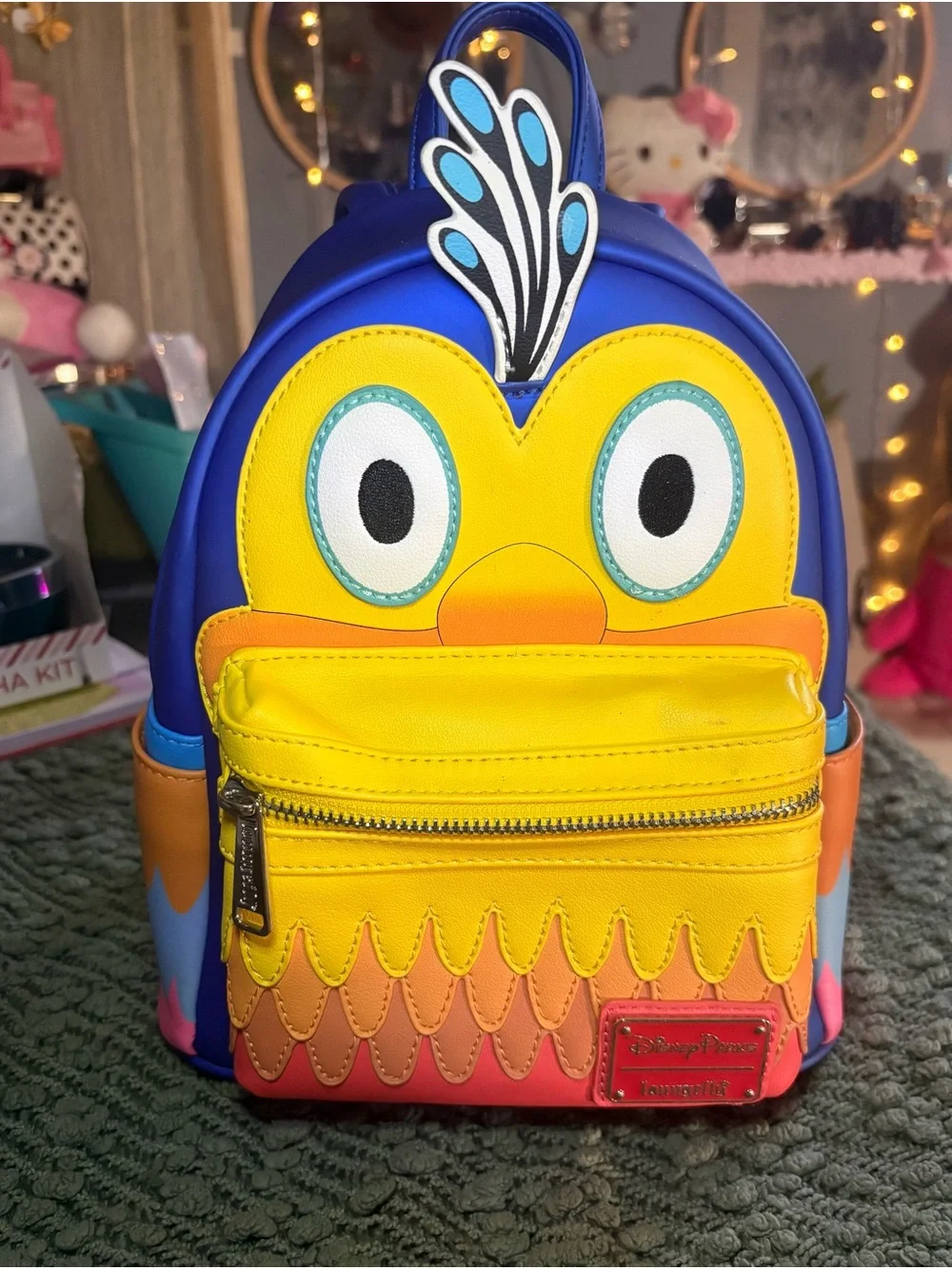 Disney Pixar “UP” Kevin mini backpack (used)